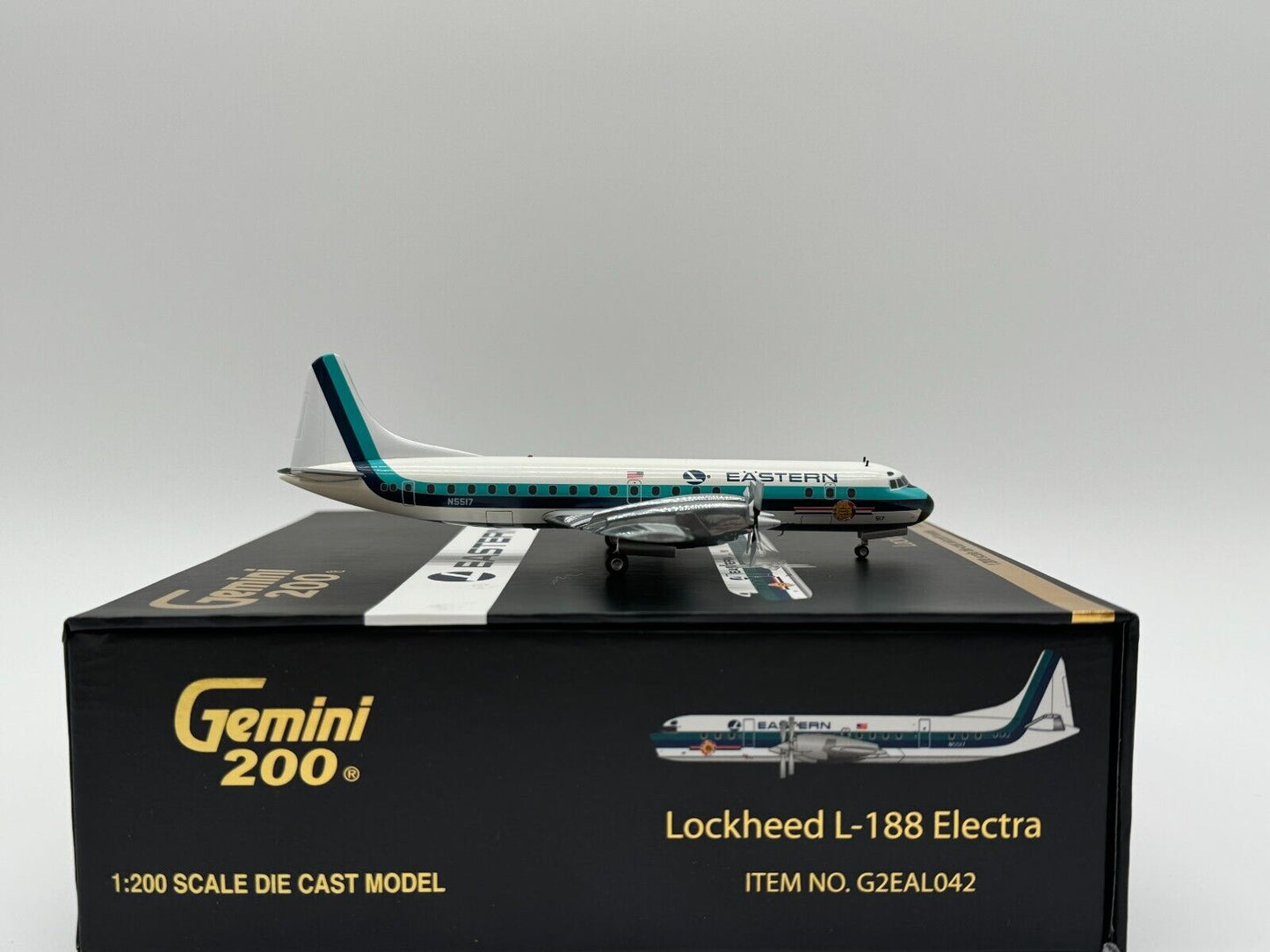 Gemini Jets 1:200 Eastern Airlines Lockheed L-188 N5517 Hockey Stick G2EAL042