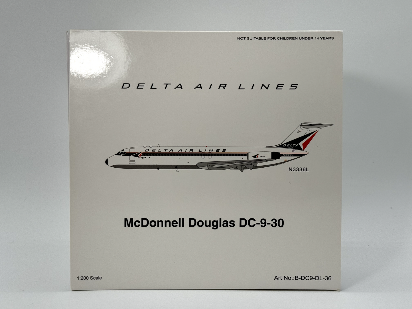 Inflight200 Delta Airlines Douglas DC-9 N3336L Widget B-DC9-DL-36