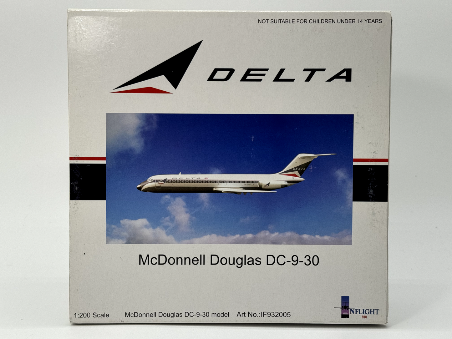 Inflight200 Delta Airlines Douglas DC-9 N1267L Widget IF932005 Mint Condition