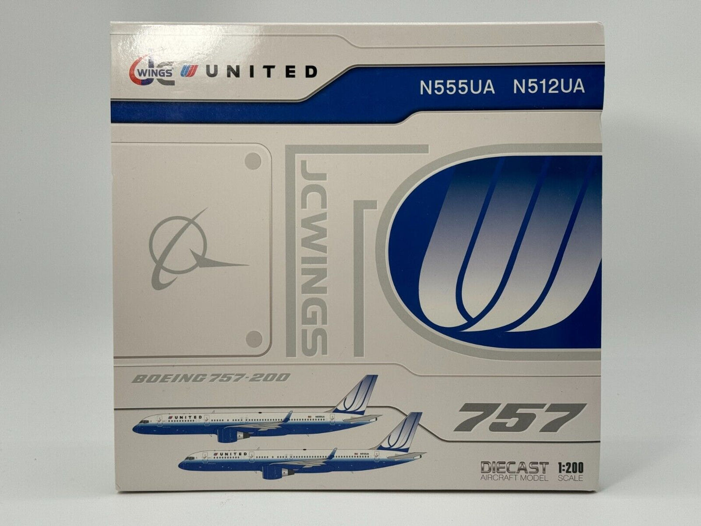 JC Wings 1:200 United Airlines Boeing 757-200 N555UA Tulip Livery XX20220