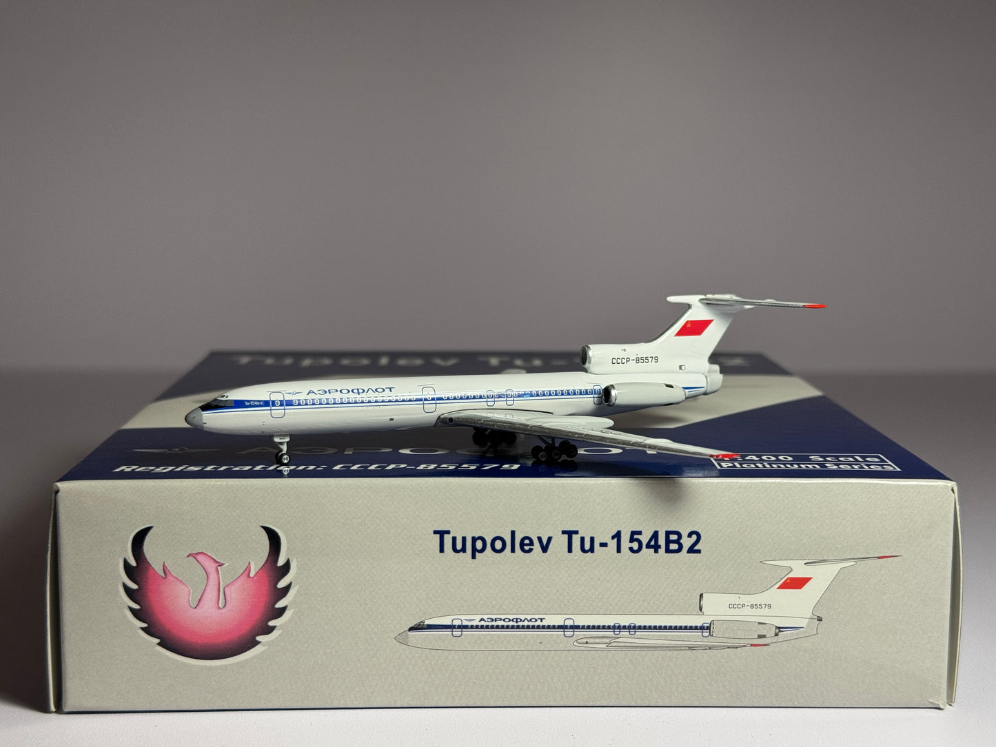 Phoenix 1:400 Aeroflot Tupolev TU-154M CCCP-85579 old scheme PH10626