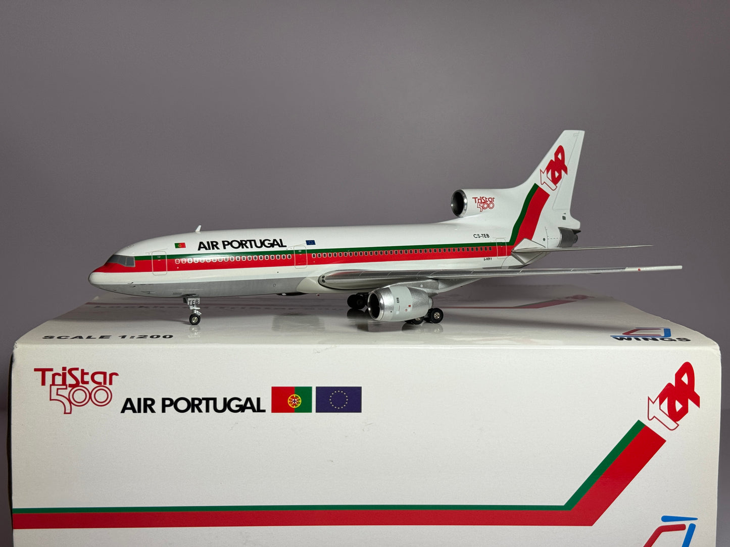 JC Wings 1:200 TAP Air Portugal Lockheed L-1011-500 CS-TEB 1990s colors JC2006