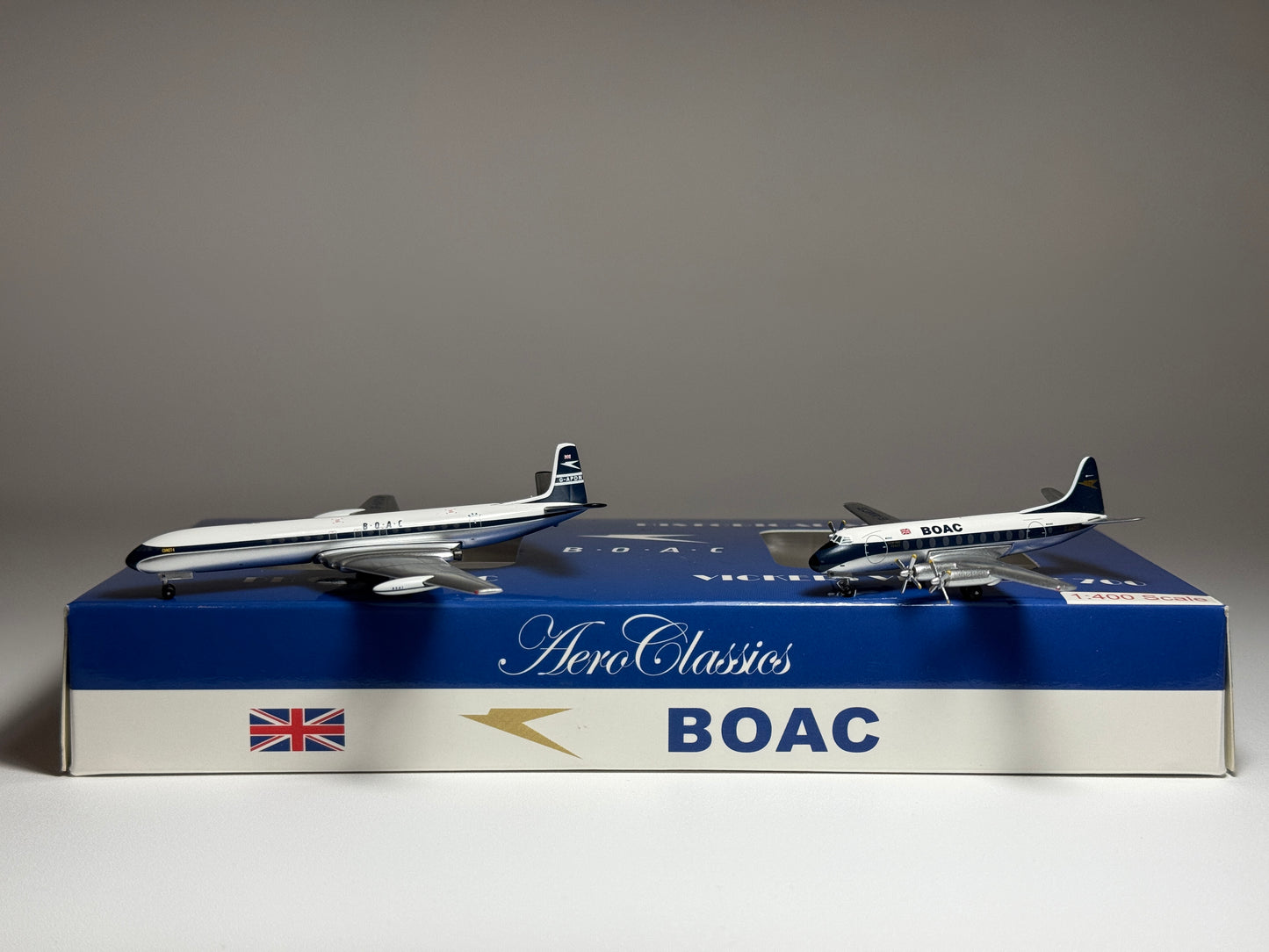 Aeroclassics 1:400 BOAC Comet 4C G-APDN & Viscount 700 G-AMOG ACGAPDN