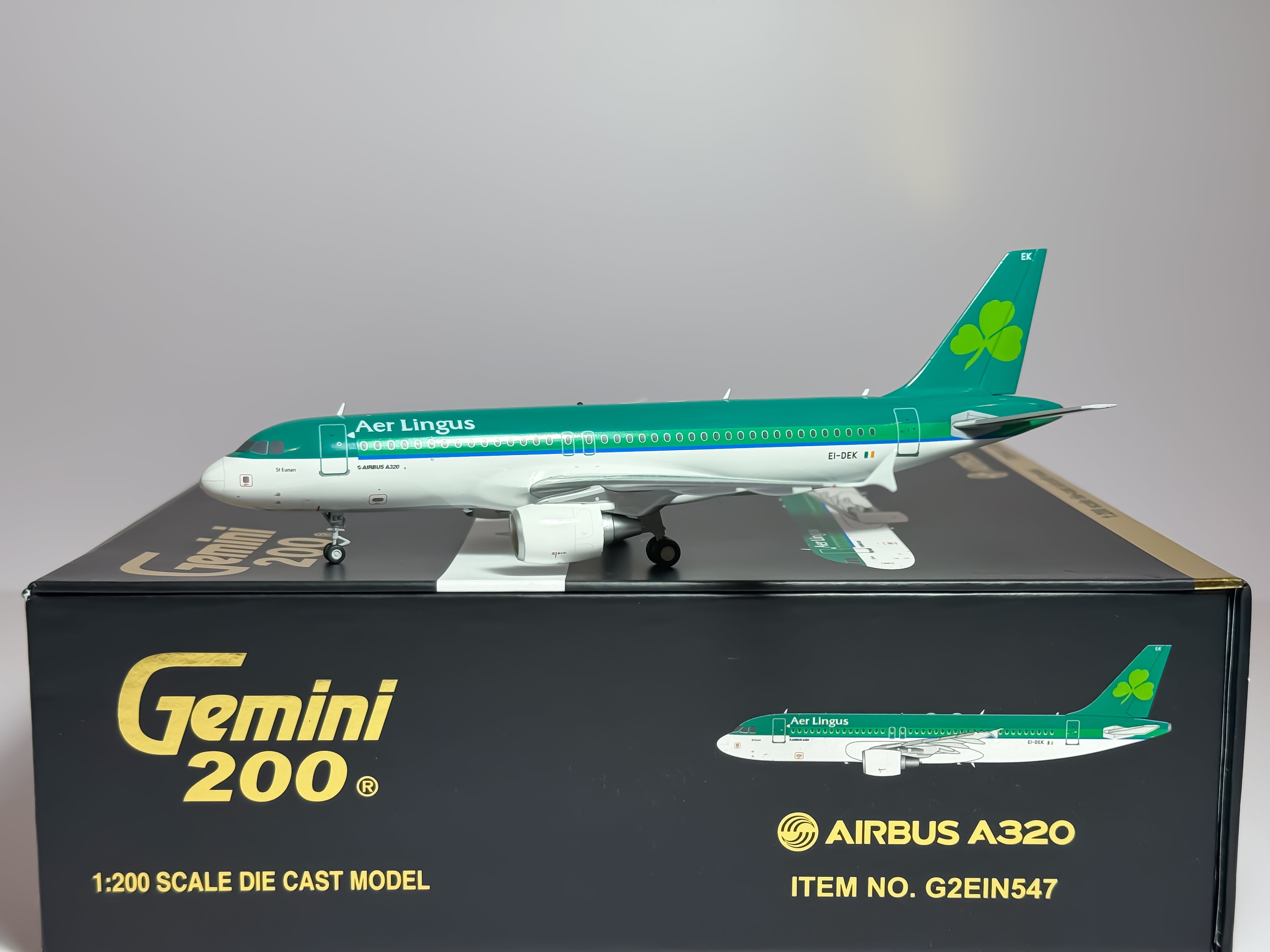 Aer Lingus Airbus A320 1:200 Diecast Aircraft - Gemini Jets