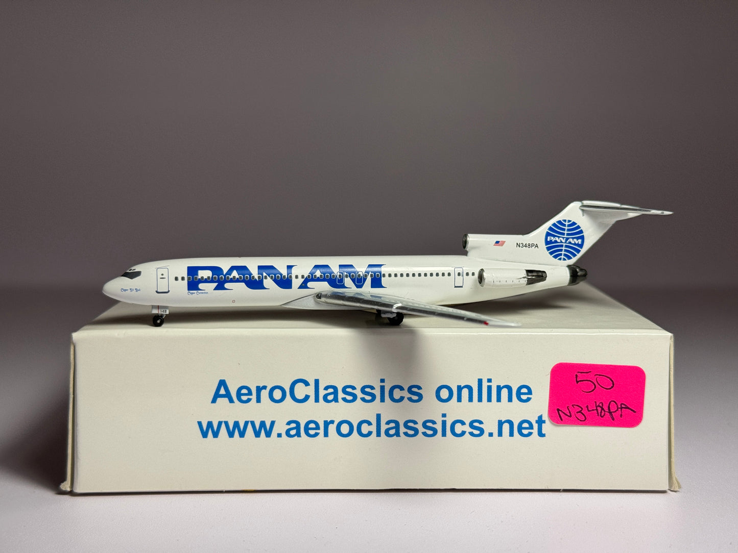 Aeroclassics 1:400 Pan American Boeing 727-200 N348PA Billboard Clipper Ed Ball ACN348PA