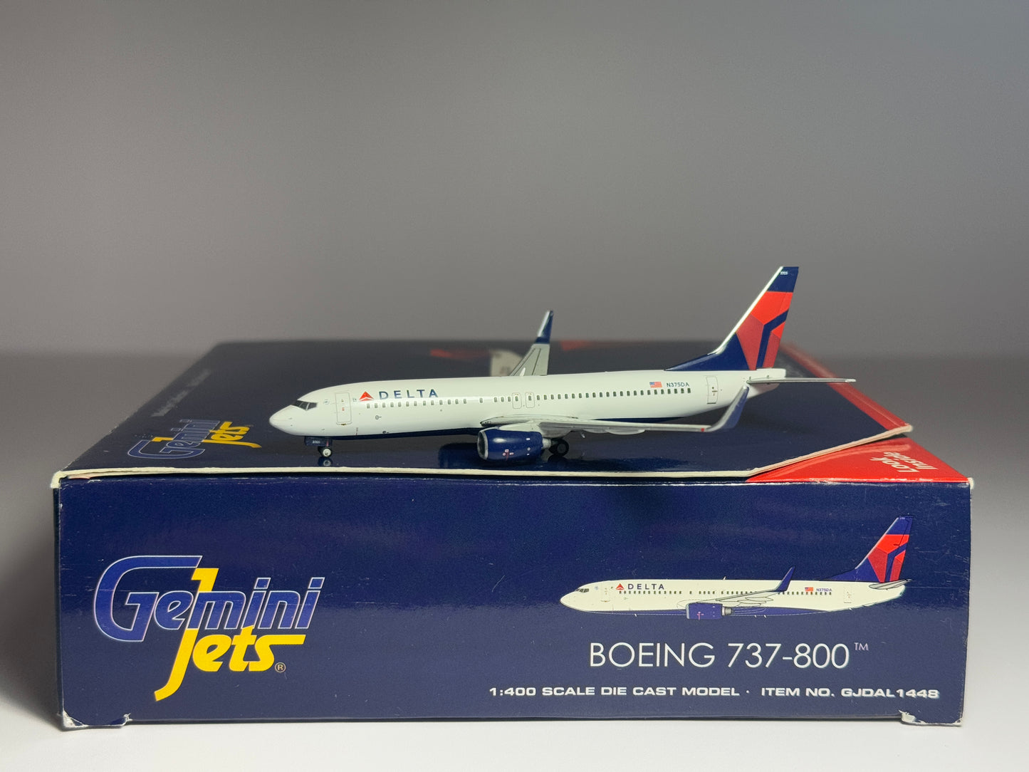 1:400 Gemini Jets Delta Air Lines Boeing 737-800 N375DA GJDAL1448