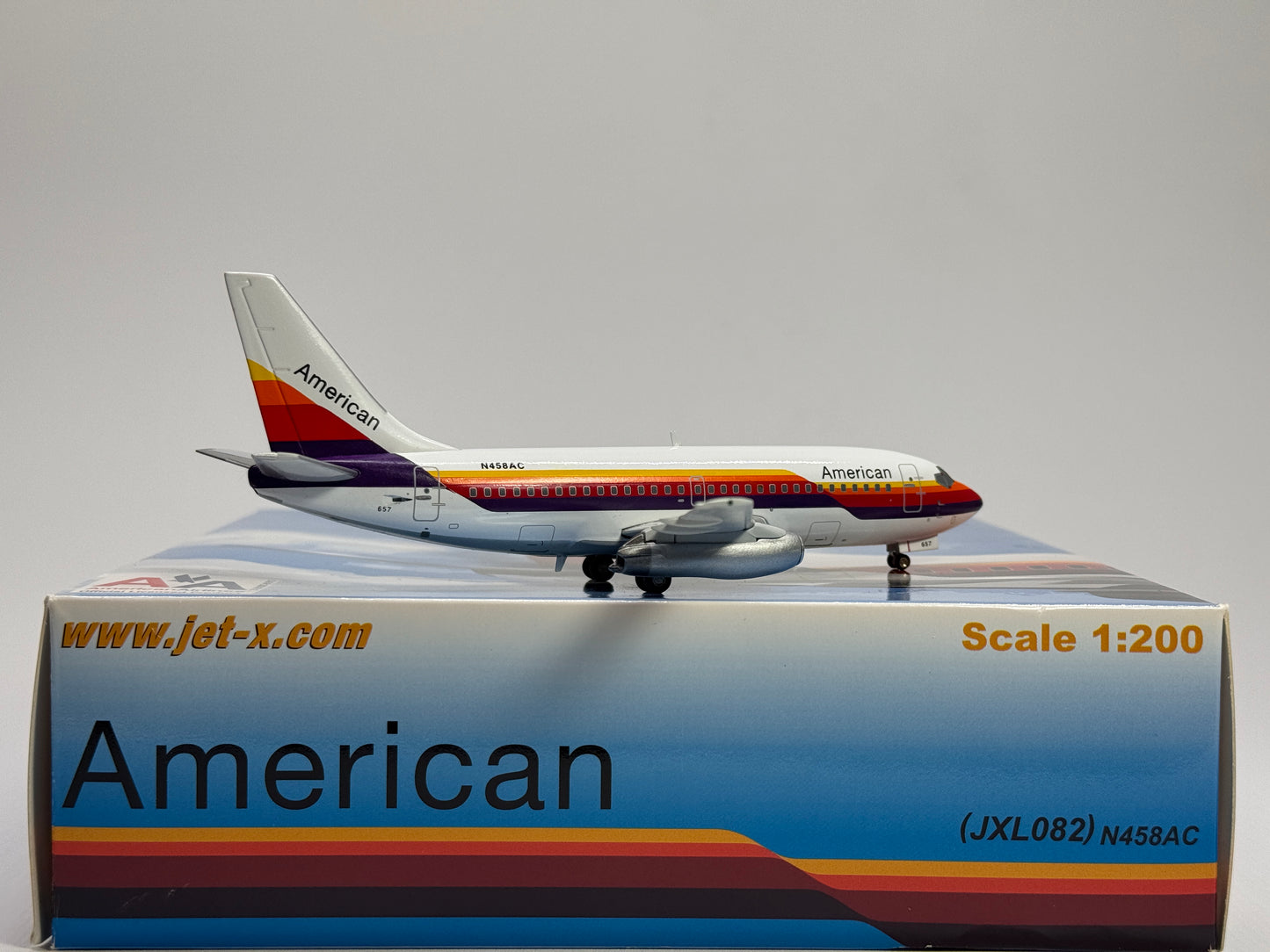 Jet-X 1:200 American Airlines Boeing 737-200 N458AC AirCal Hybrid JXL082