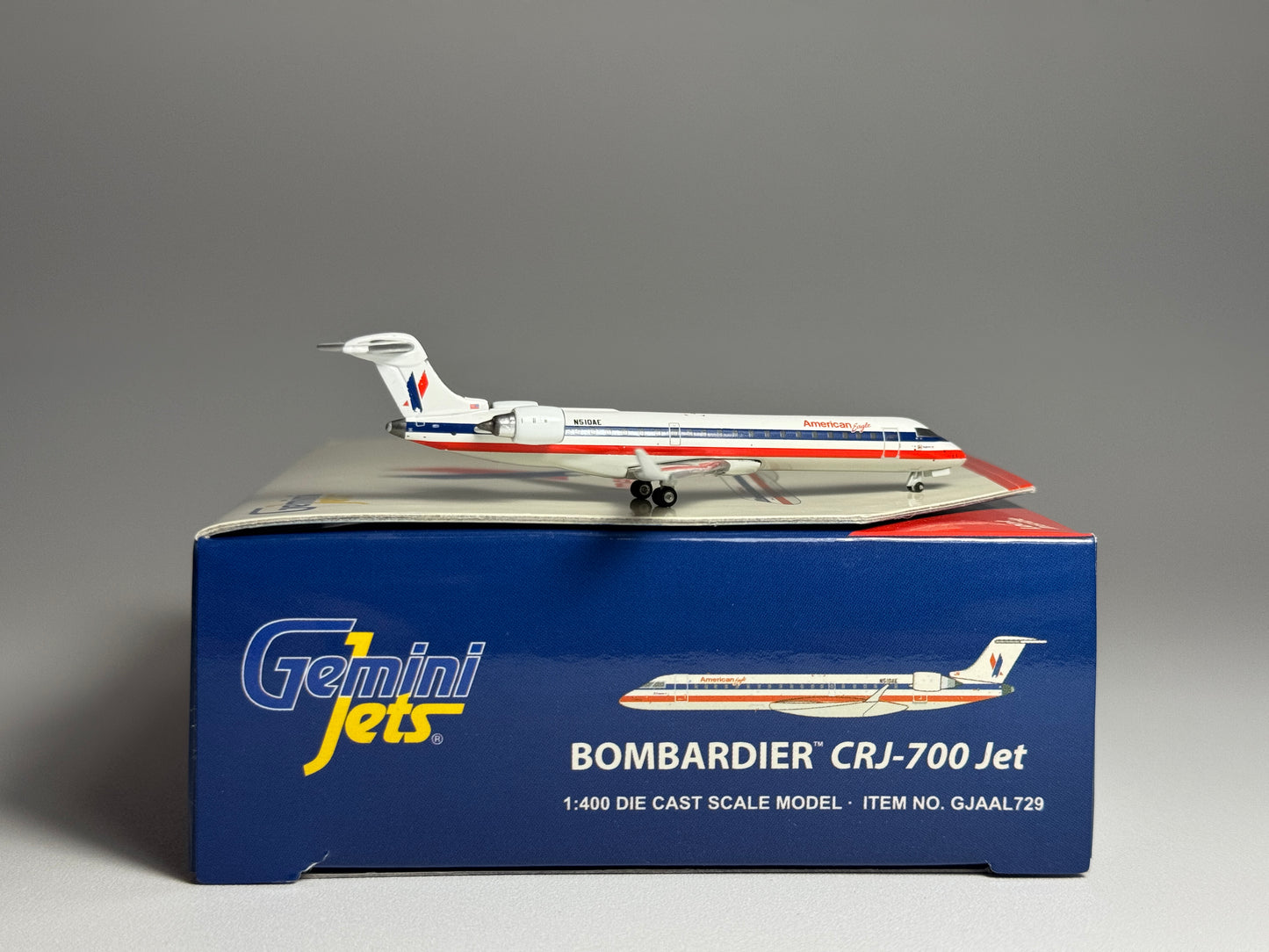 Gemini Jets 1:400 American Eagle Bombardier CRJ700 N510AE GJAAL729