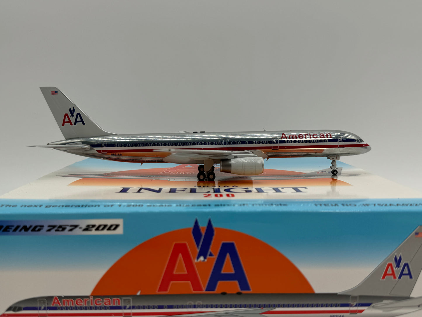 Inflight200 American Airlines Boeing 757-200 N631AA Polished IF752AA0221P