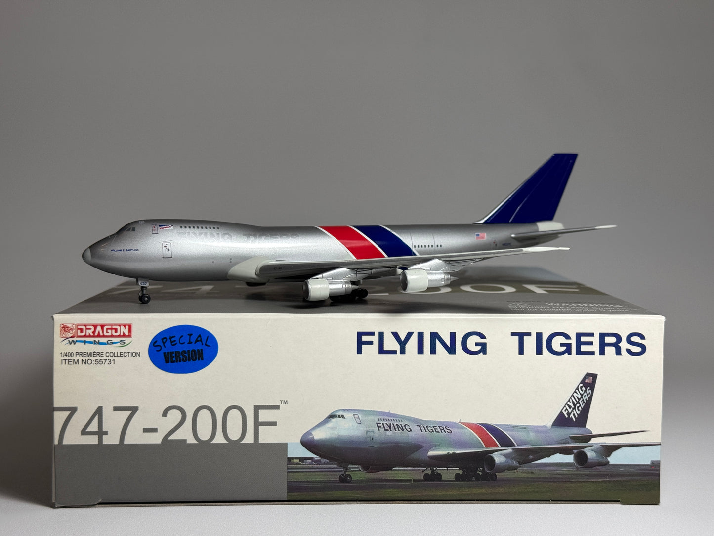 Dragon Wings 1:400 Flying Tigers Boeing 747-200F N632FE 55731