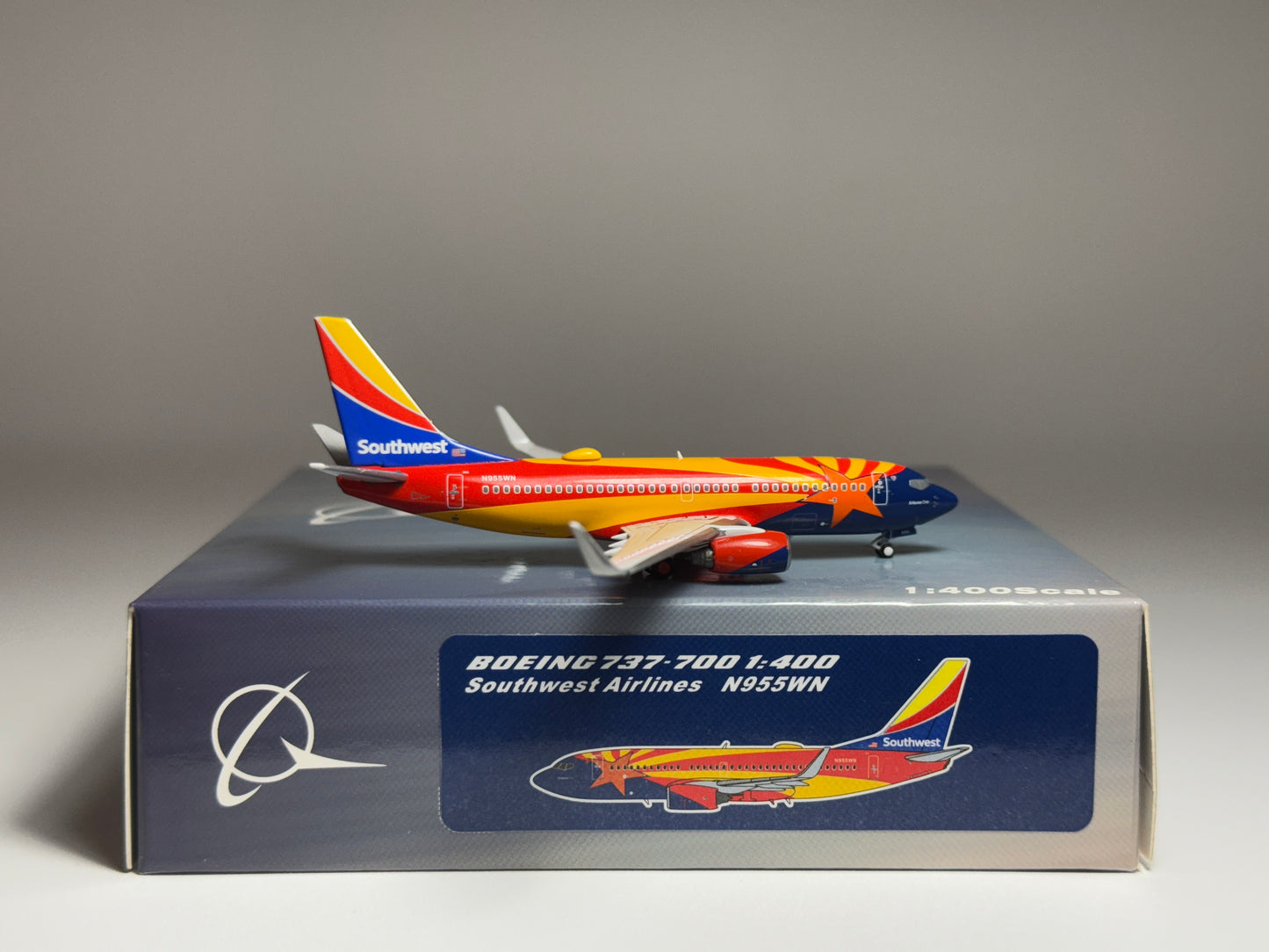 Panda Models 1:400 Southwest Airlines Boeing 737-700 N955WN Arizona One PMN955WN