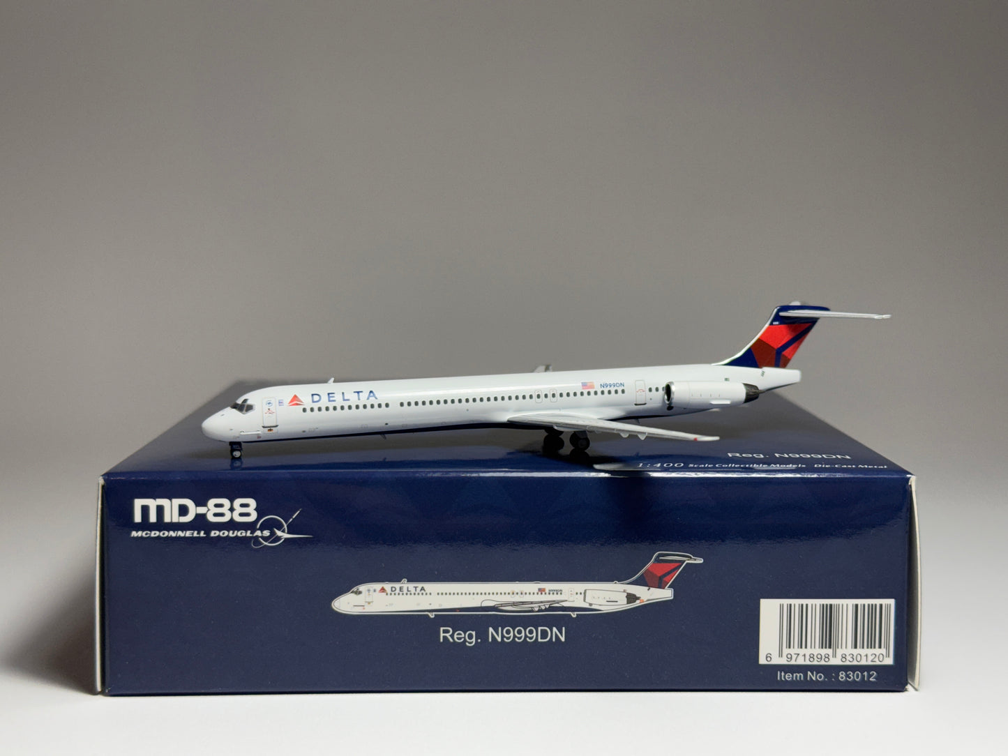 NG Models 1:400 Delta Air Lines McDonnell Douglas MD-88 N999DN SkyTeam 83012