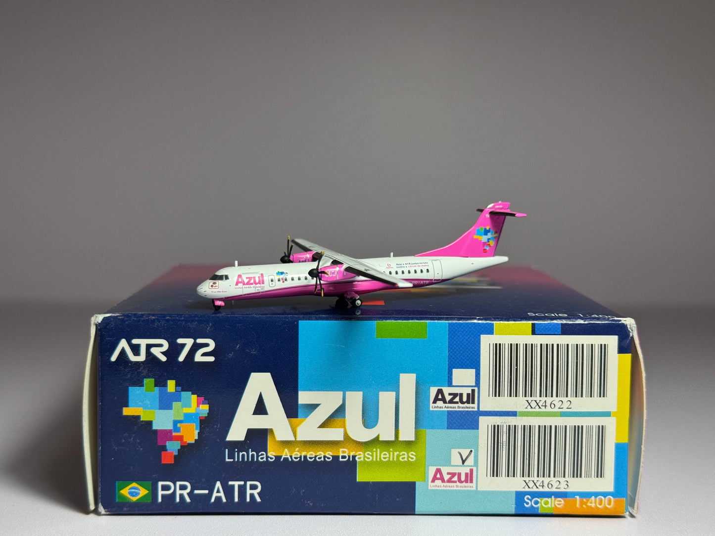 JC Wings 1:400 Azul Lineas Areas Brasil ATR 72-600 PR-ATB BCA XX4623