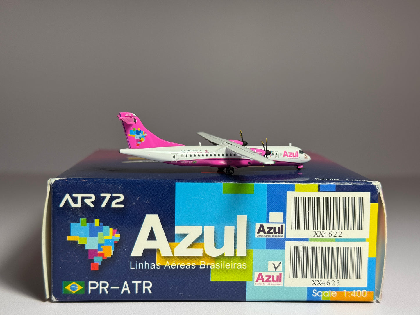 JC Wings 1:400 Azul Lineas Areas Brasil ATR 72-600 PR-ATB BCA XX4623