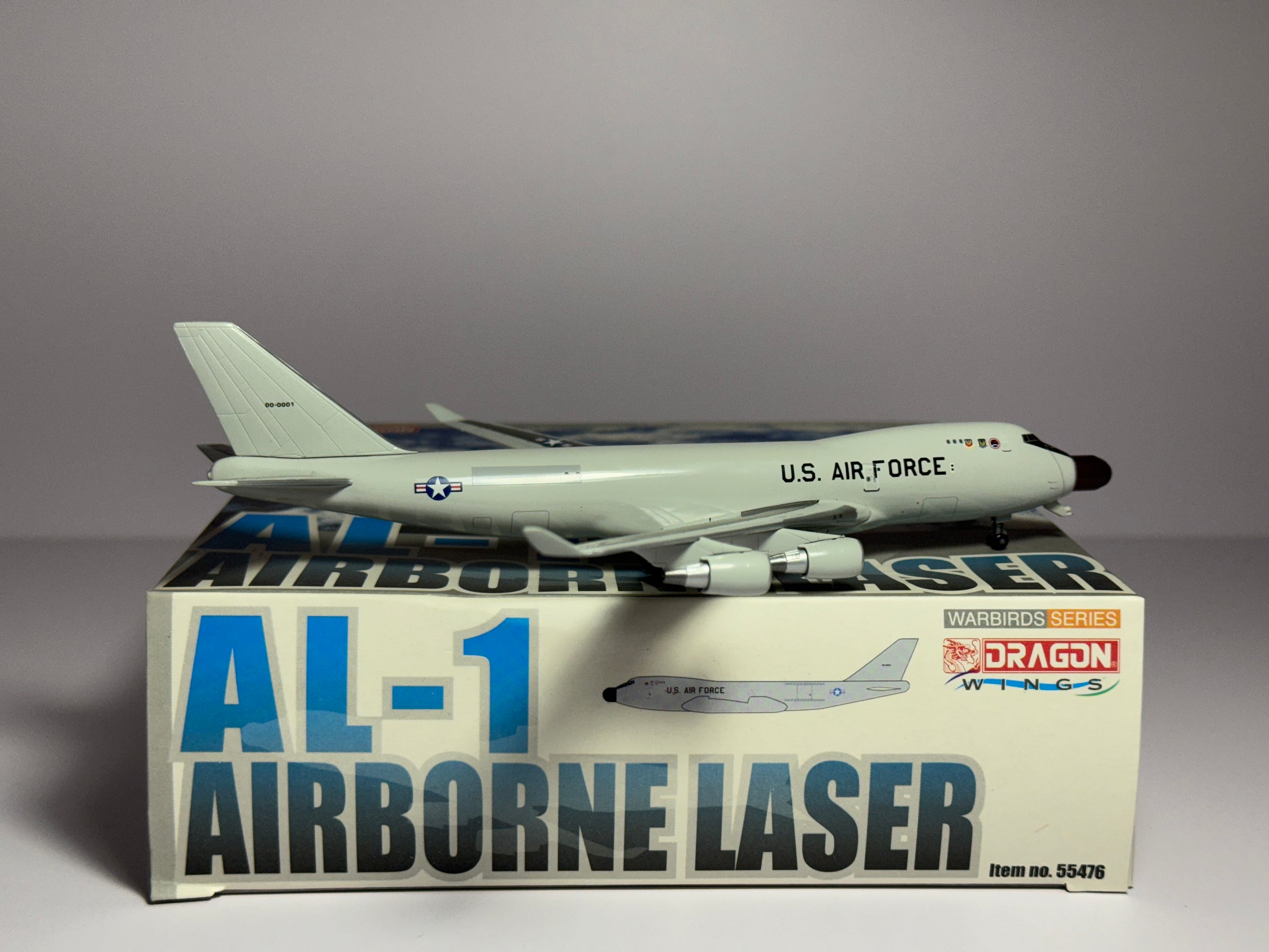 Dragon Wings 1:400 USAF Boeing 747 00-0001 AL-1 Airborne Laser 55476