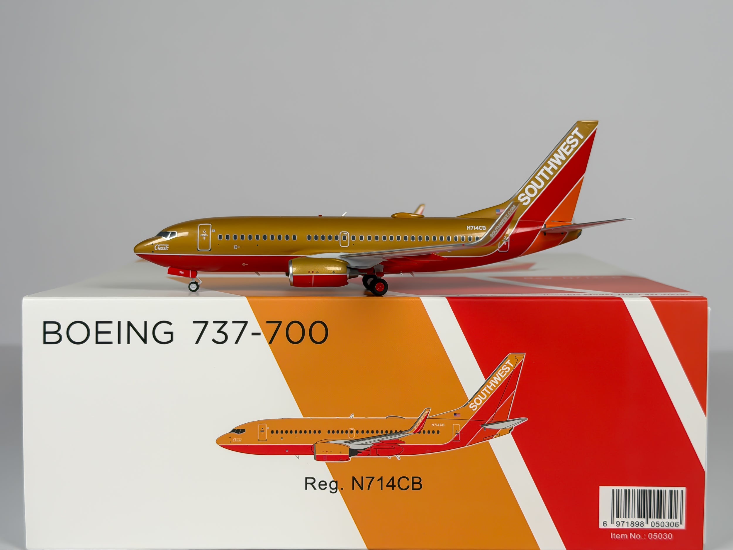 Southwest Airlines Boeing 737-700 1:200 NG Models N714CB (05030)
