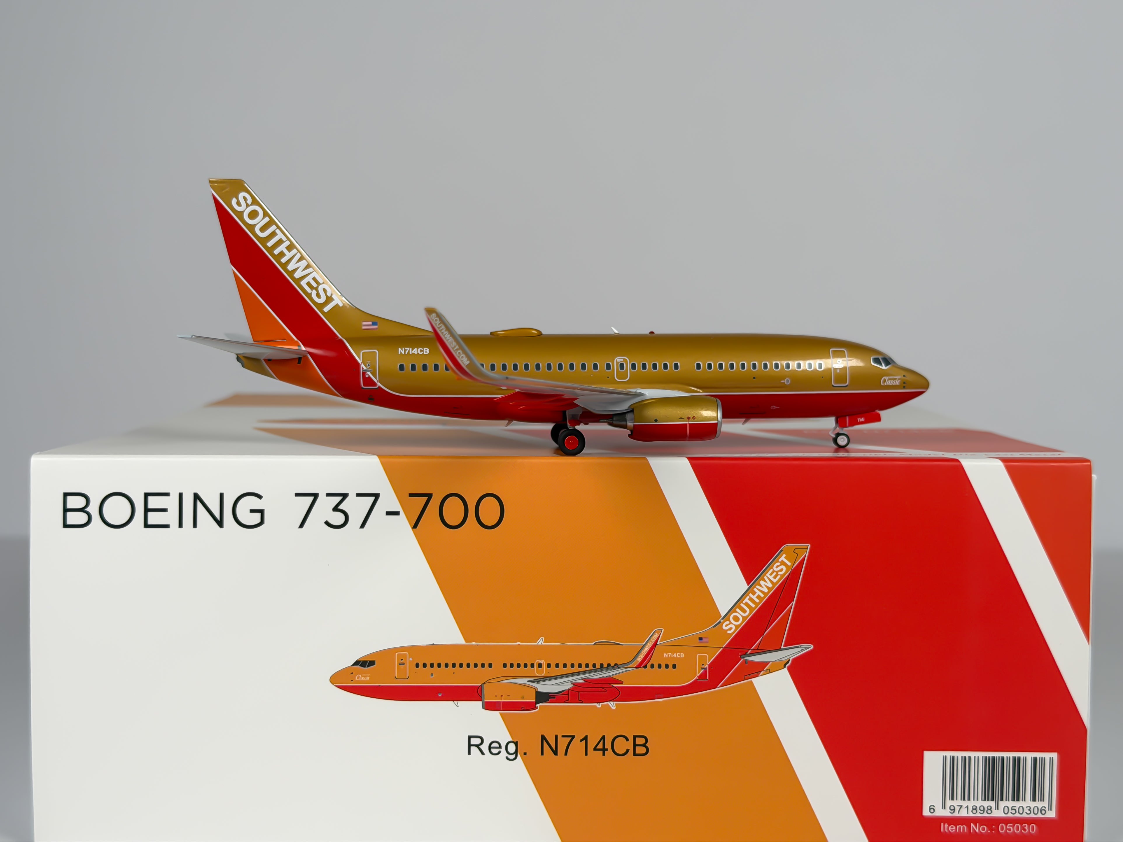 Southwest Airlines Boeing 737-700 1:200 NG Models N714CB (05030)