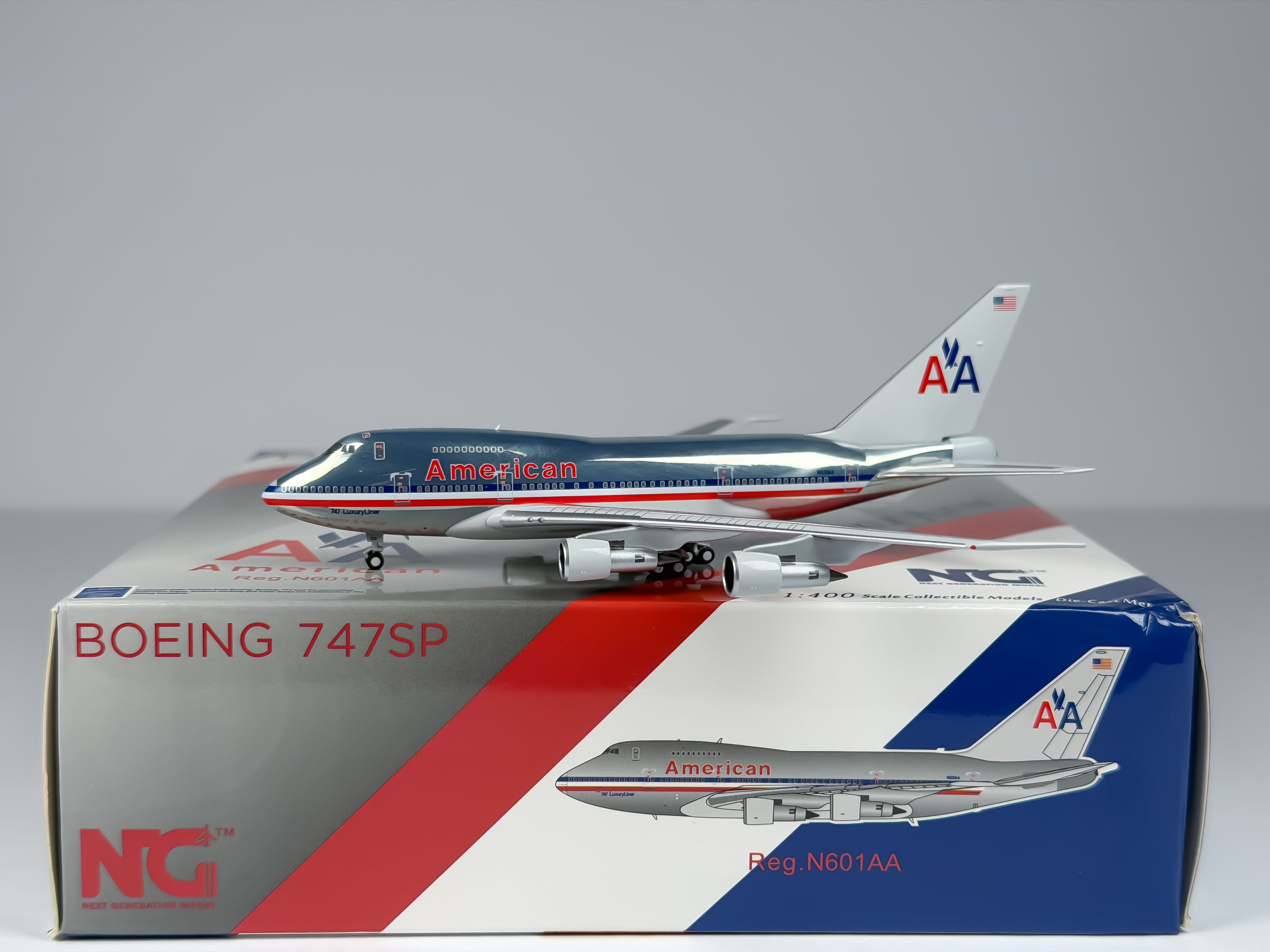 American Airlines Boeing 747SP 1:400 NG Models N601AA (07007)