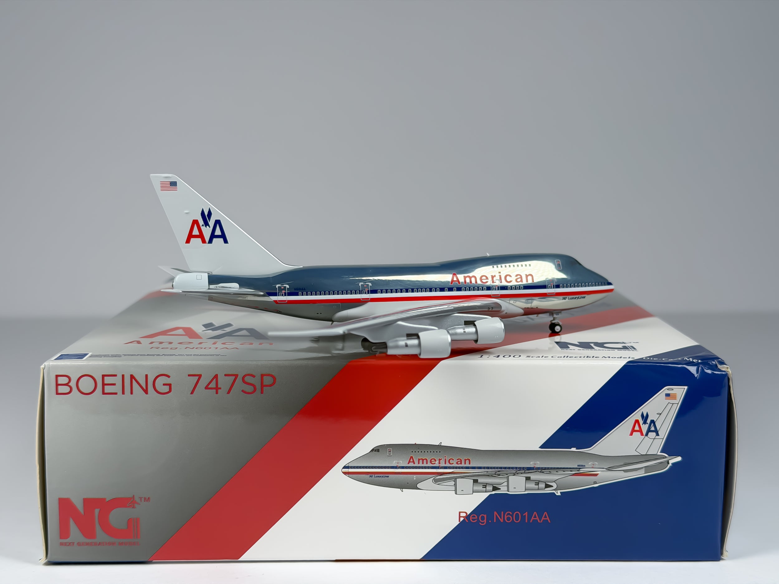 American Airlines Boeing 747SP 1:400 NG Models N601AA (07007)
