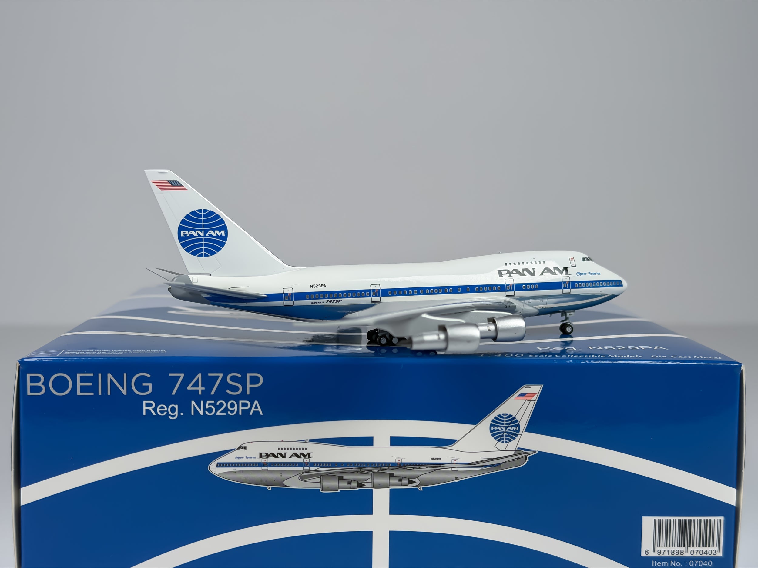 Pan American Boeing 747SP 1:400 NG Models N529PA (07040)