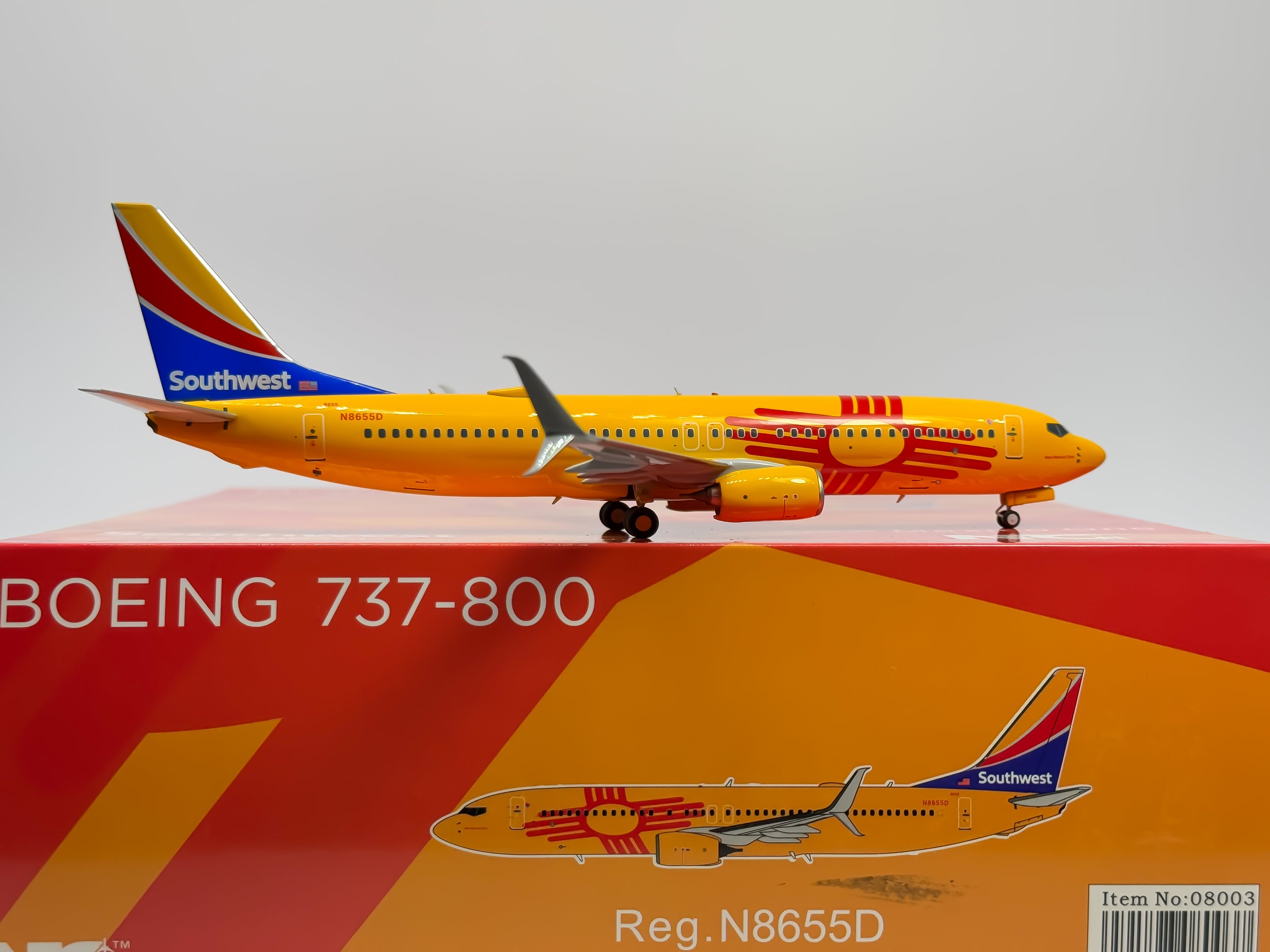 Southwest Airlines Boeing 737-800 1:200 NG Models N8655D (08003)