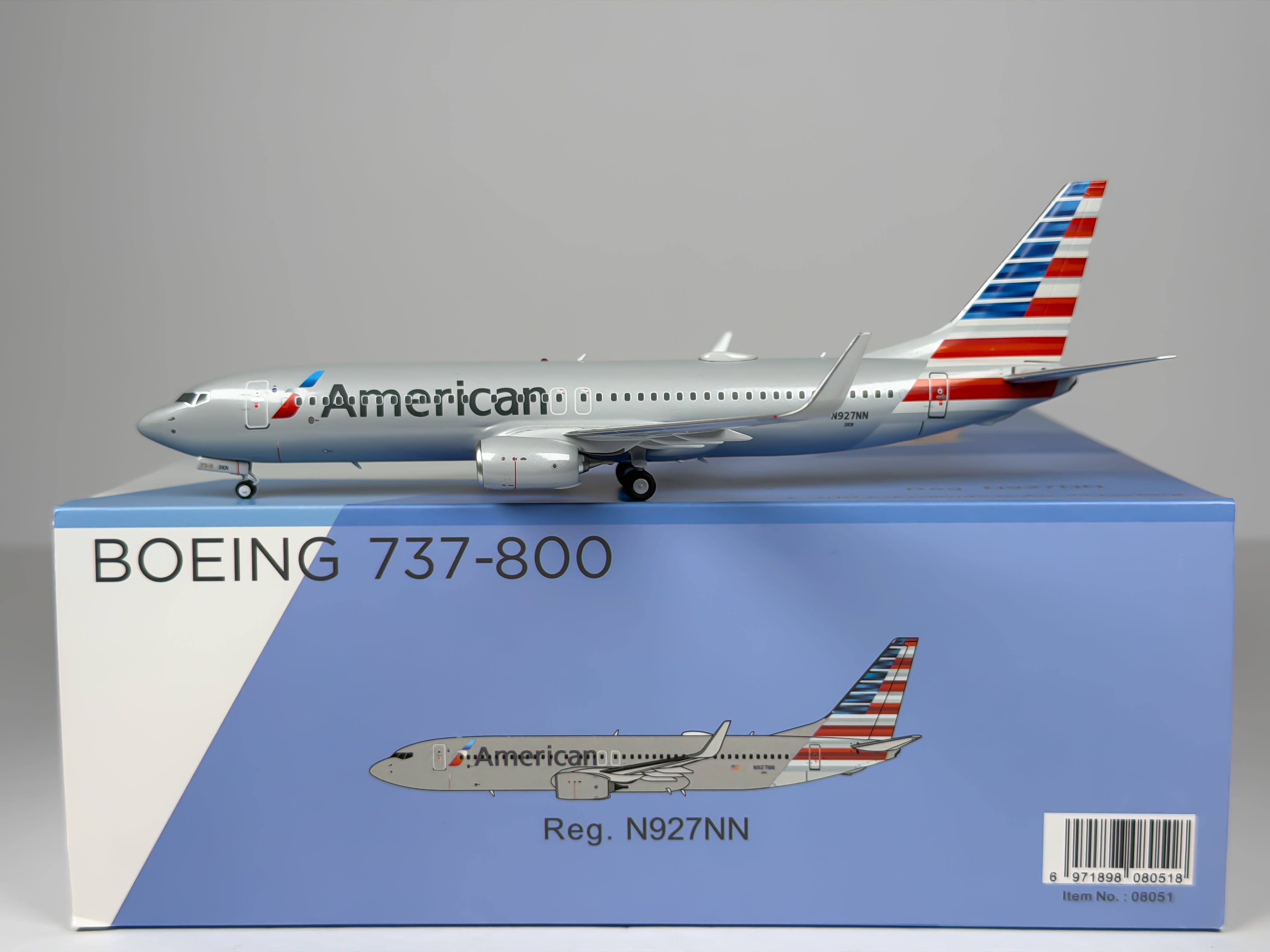 American Airlines Boeing 737-800 1:200 NG Models N927NN (08051)