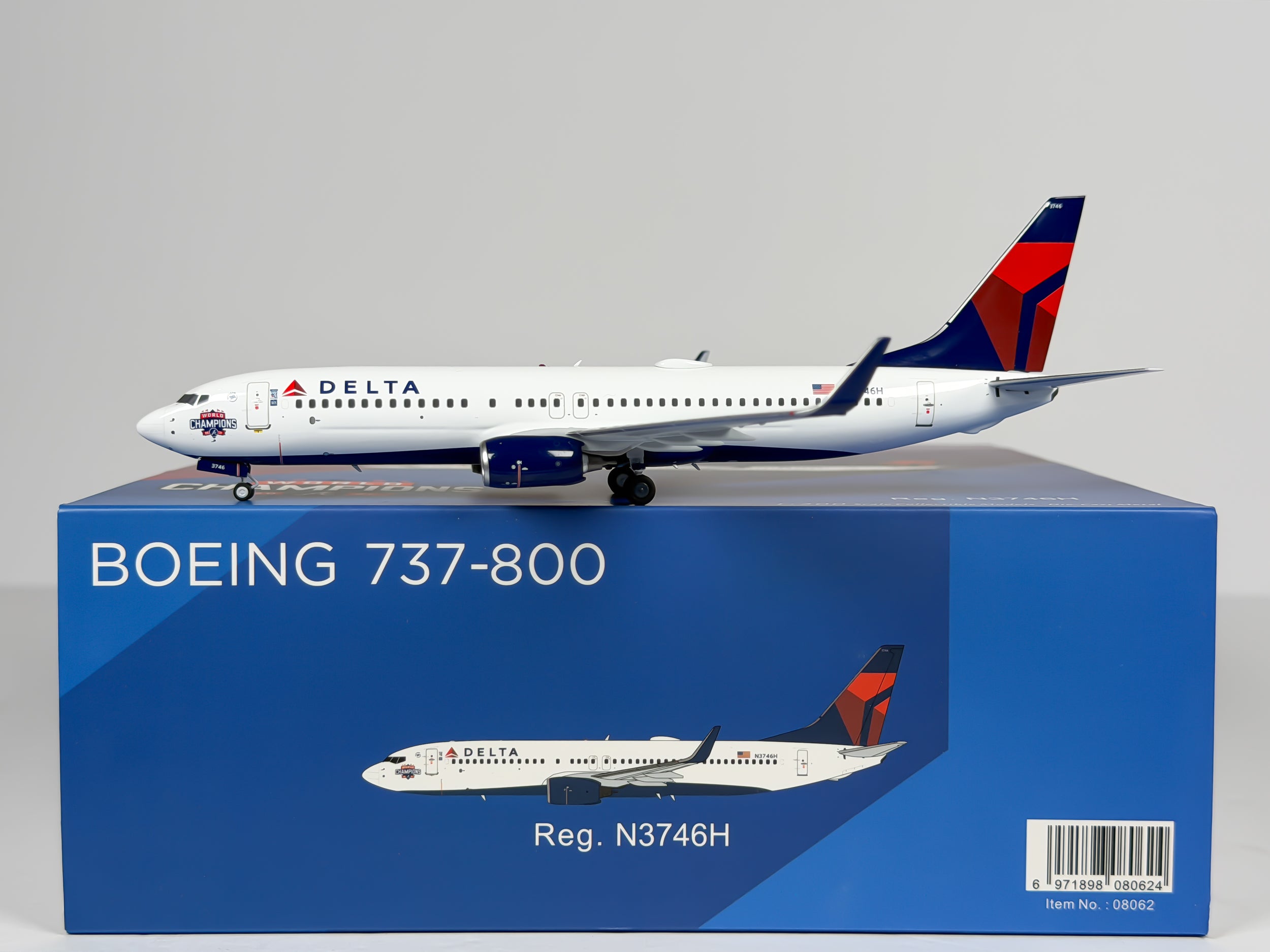 Delta Air Lines Boeing 737-800 1:200 NG Models N3746H (08062)