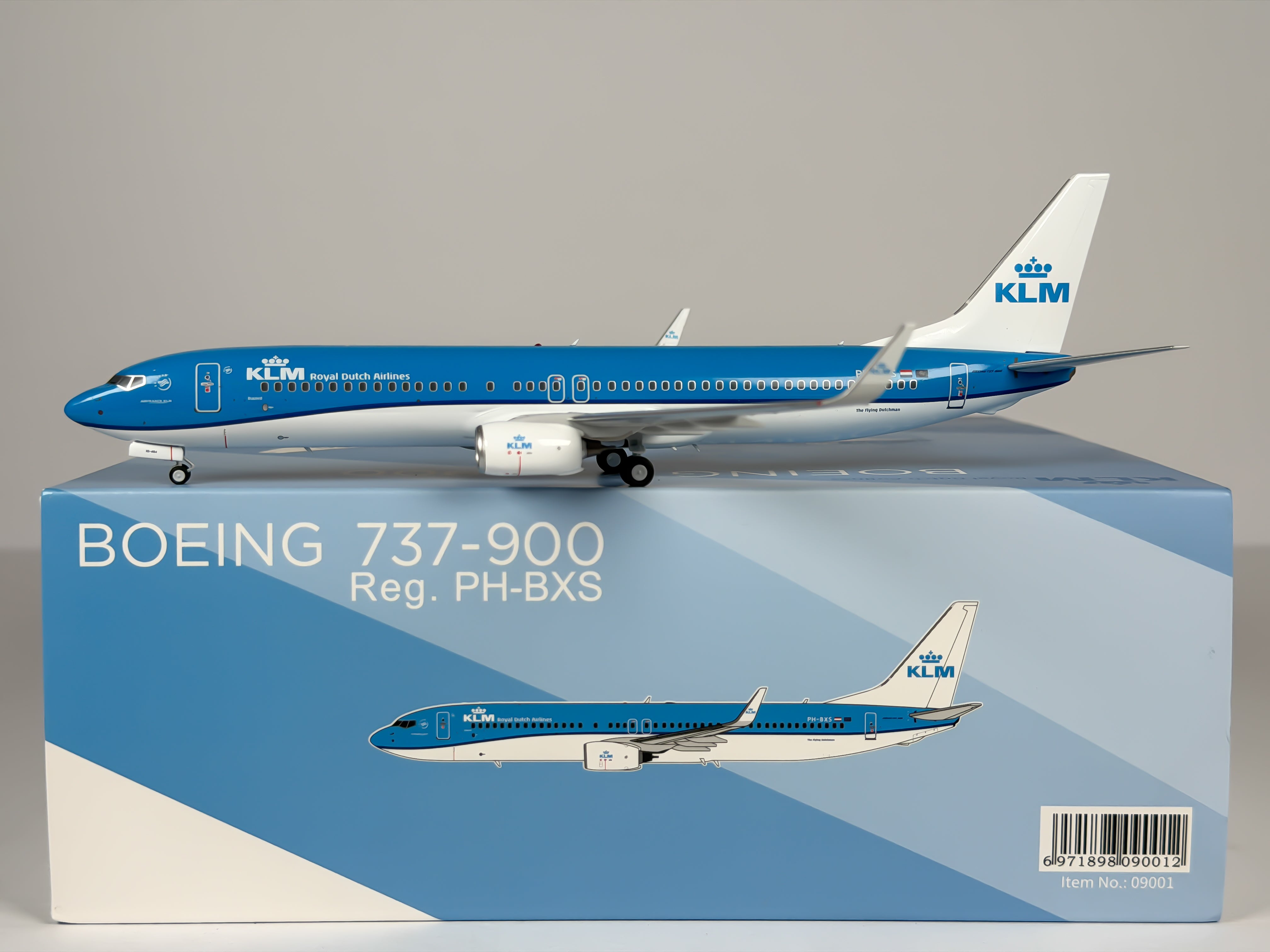 KLM Royal Dutch Airlines Boeing 737-900 1:200 NG Model PH-BXS (09001)