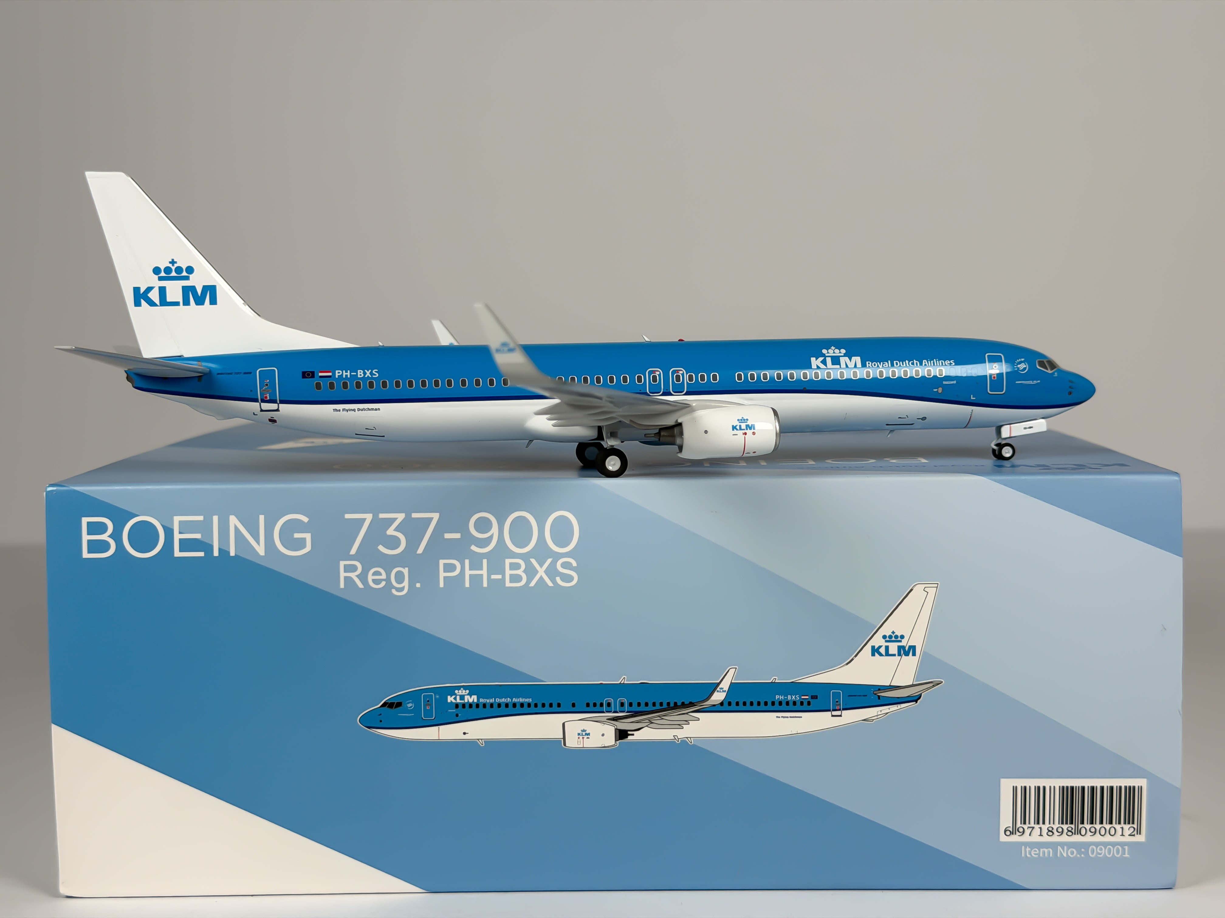 KLM Royal Dutch Airlines Boeing 737-900 1:200 NG Model PH-BXS (09001)