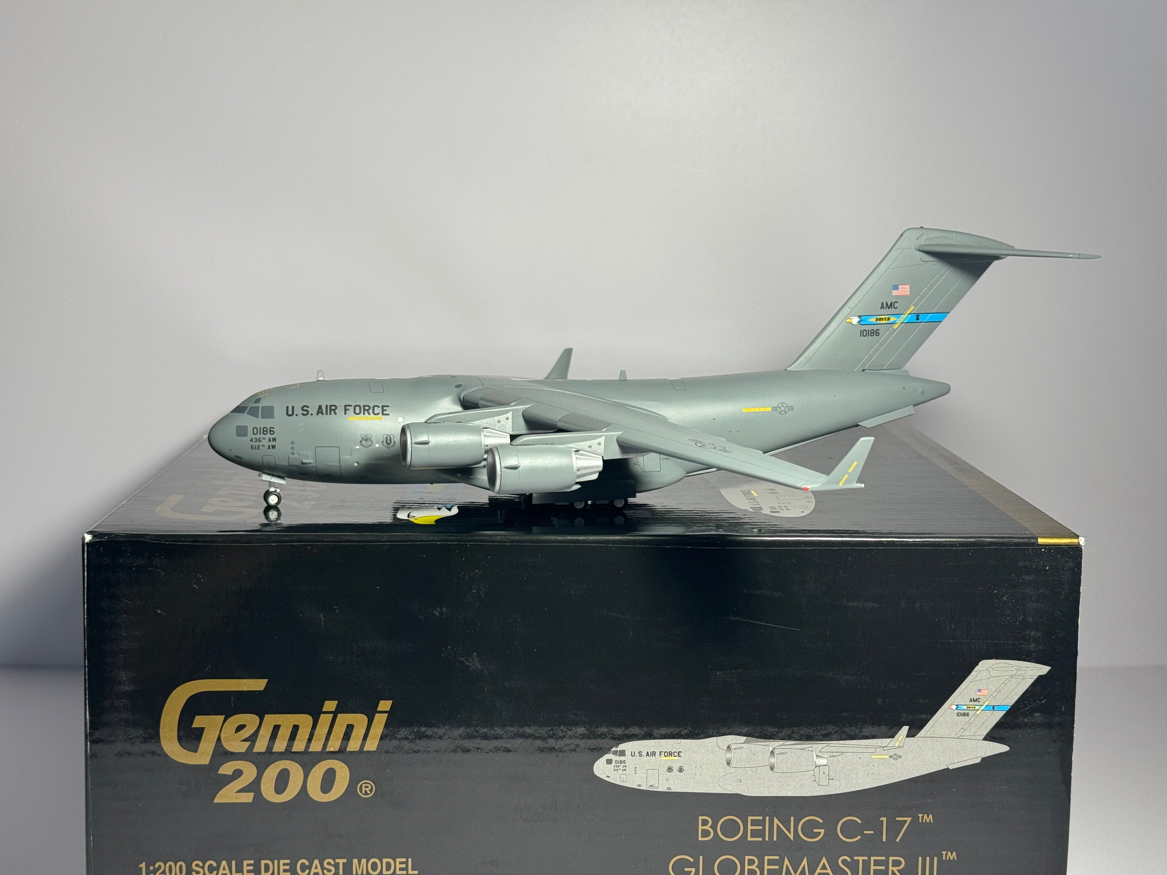 C-17　GLOBEMASTER Ⅲ Gemini　1/200 航空機模型 C-17A Globemaster III 1:200 Diecast Model - GeminiJets GJ
