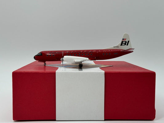 Western Models 1:200 Braniff Lockheed L-188 N9709C Jellybean Red CA9M5 Mint