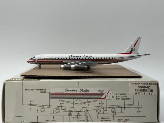 Aeroclassics 1:200 Canadian Pacific Douglas DC-8 N9604Z AC19167 Paint Chipping