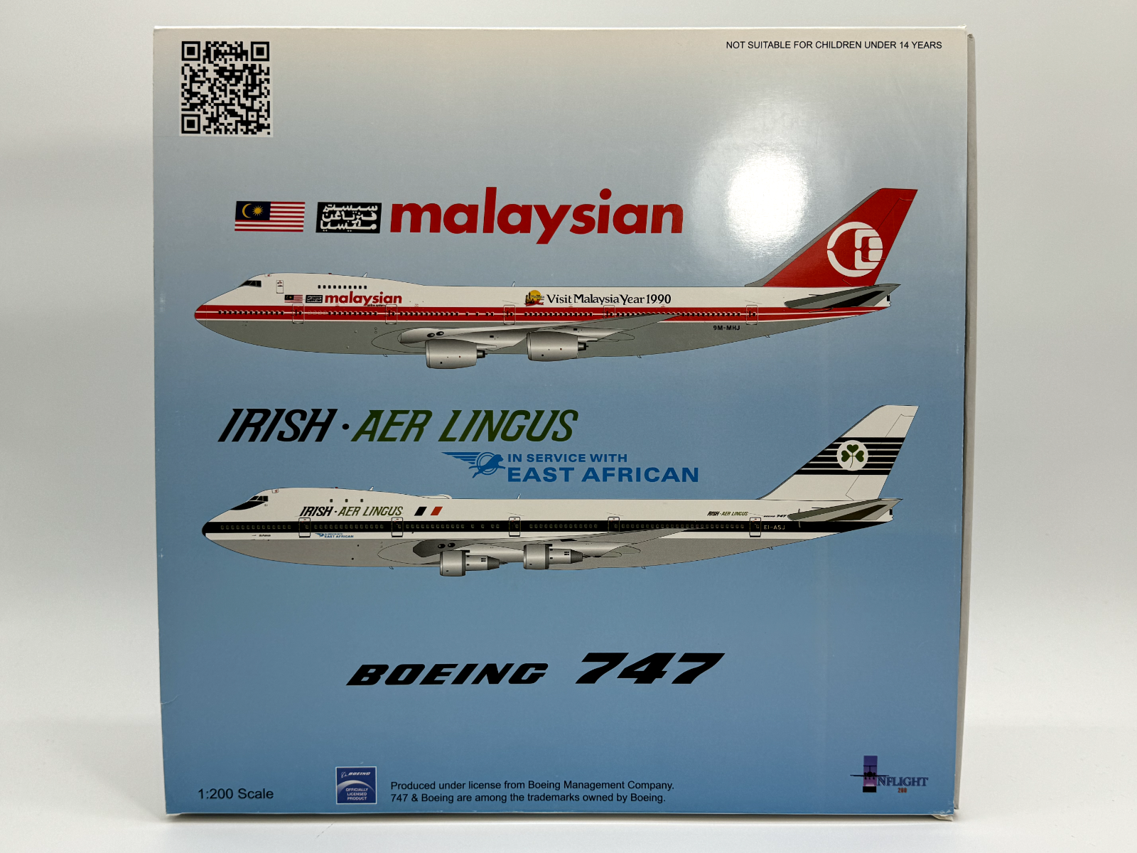 Inflight200 Aer Lingus Boeing 747-100 EI-ASJ East African IF741EIN1216 Mint
