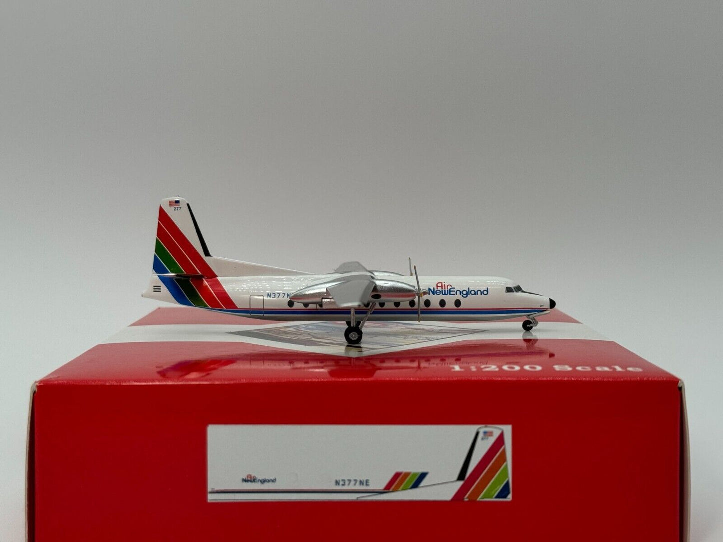 Western Models 1:200 New England Fokker F-27 N377NE AC219732