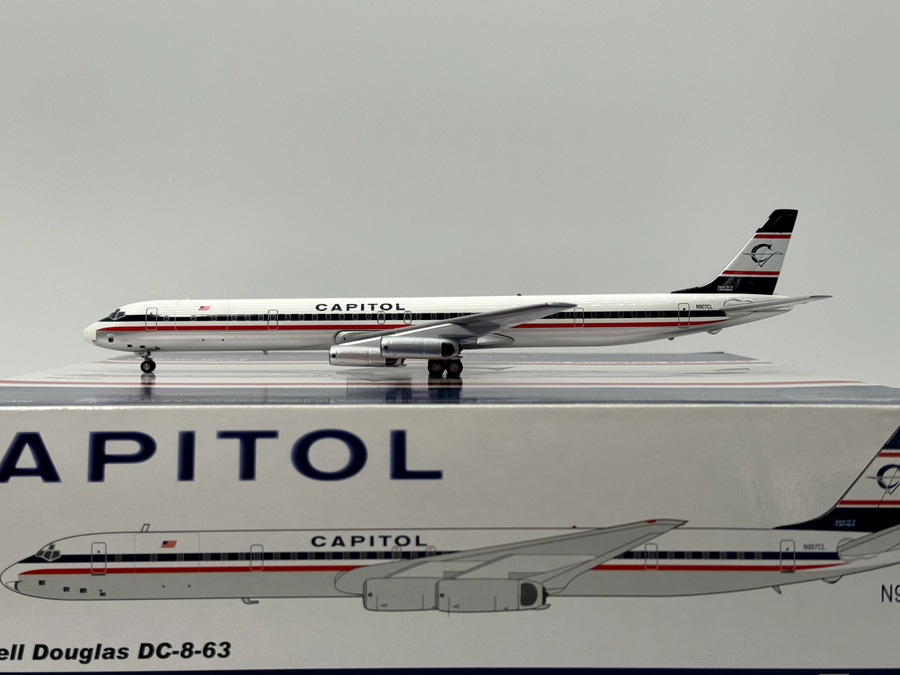 Inflight200 Capitol Douglas DC-8 N907CL IF863017 Mint Condition