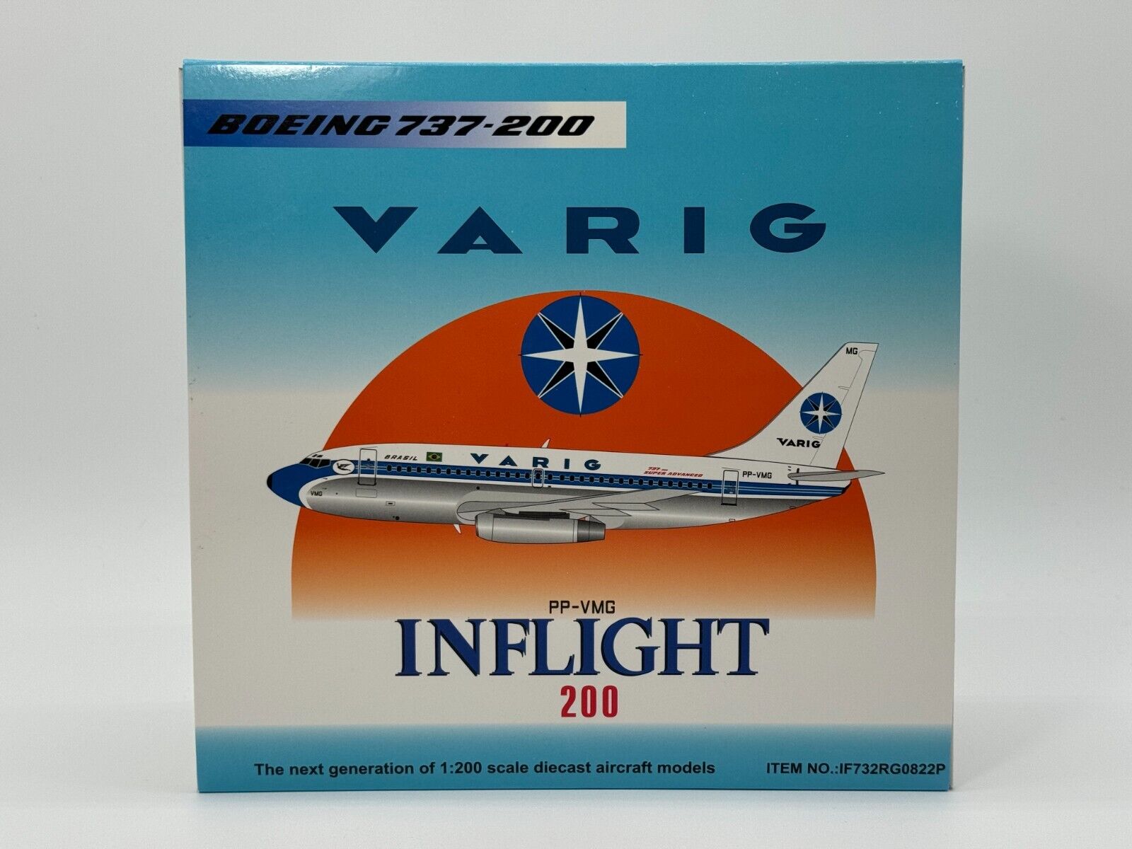 Inflight200 VARIG Boeing 737-200 PP-VMG IF732RG0822P Mint Condition