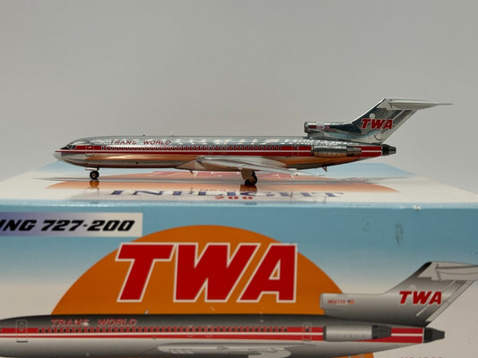 Inflight200 TWA Boeing 727-200 N64339 Polished IF722TW1018P Mint Condition