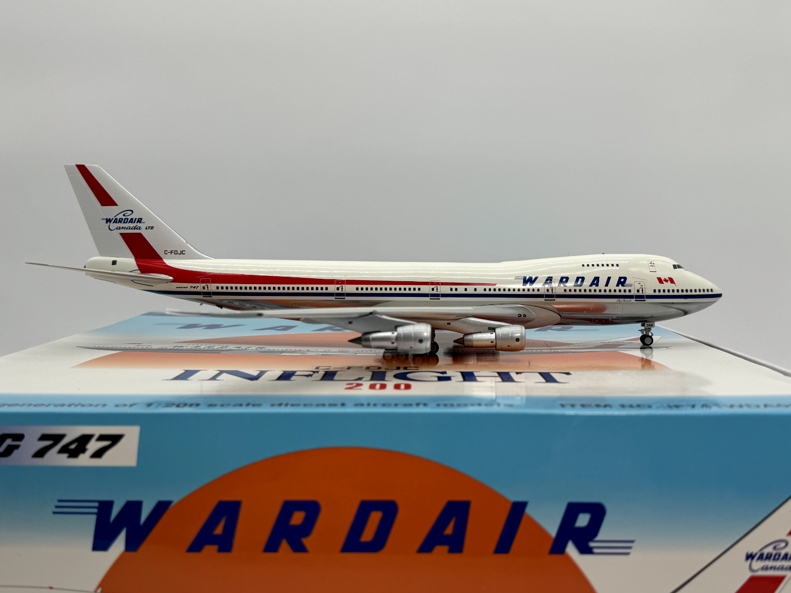 Inflight200 Wardair Canada Boeing 747-100 C-FDJC IF741WDA0819P Discontinued