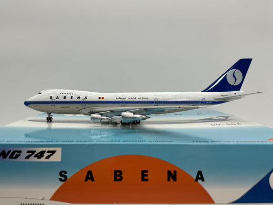 Inflight200 Sabena Boeing 747-100 OO-SGA 1980s colors IF742SN0422