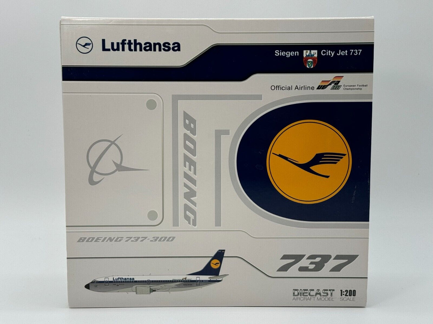 JC Wings 1:200 Lufthansa Boeing 737-300 D-ABXD 1980s colors EW2733003