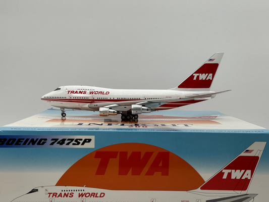Inflight200 TWA Boeing 747SP N57203 Solid Titles IF747SPTW1221 Mint