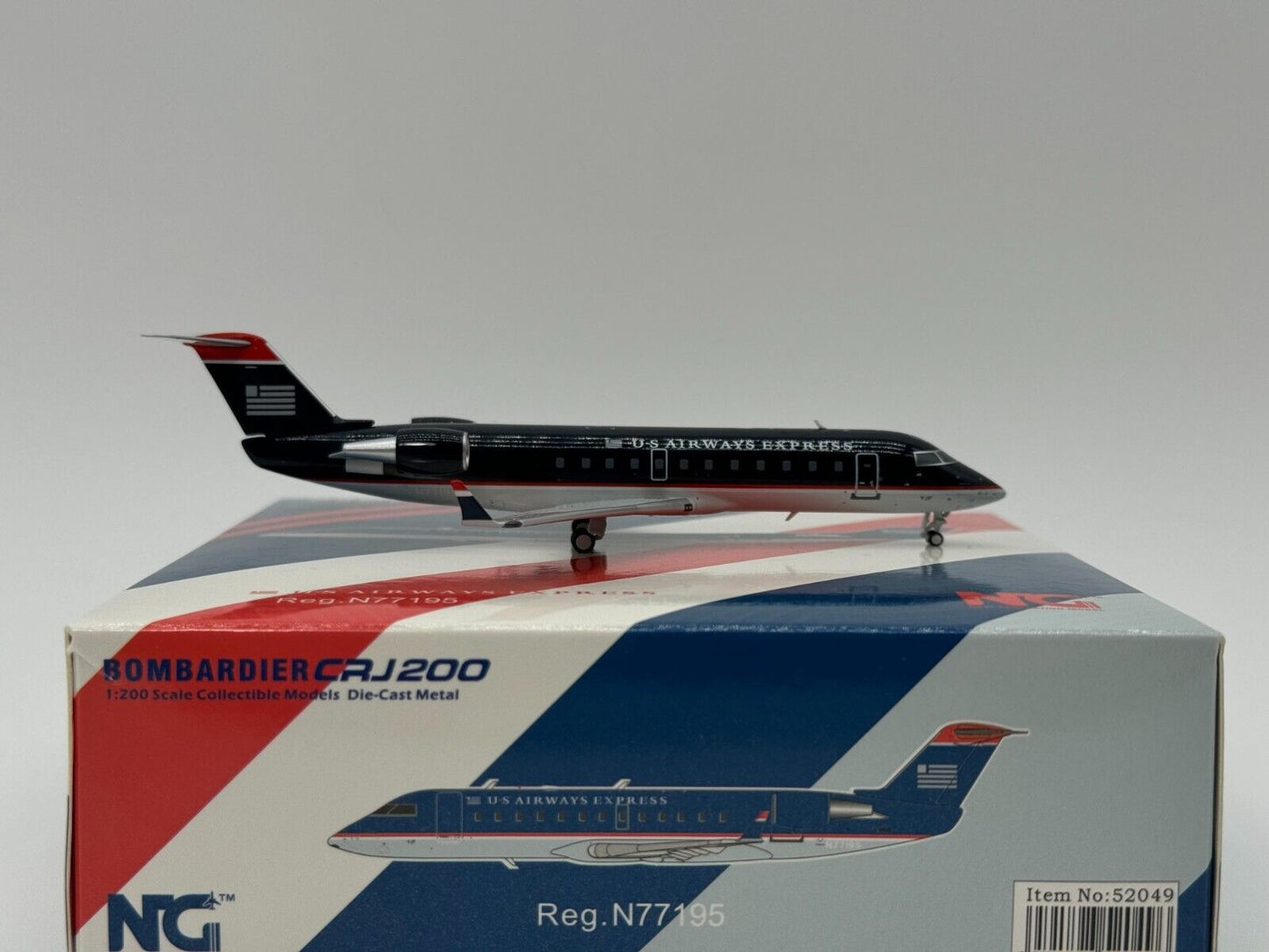 NG Models 1:200 U.S Airways Bombardier CRJ200 N77195 Mesa Airlines NG52049