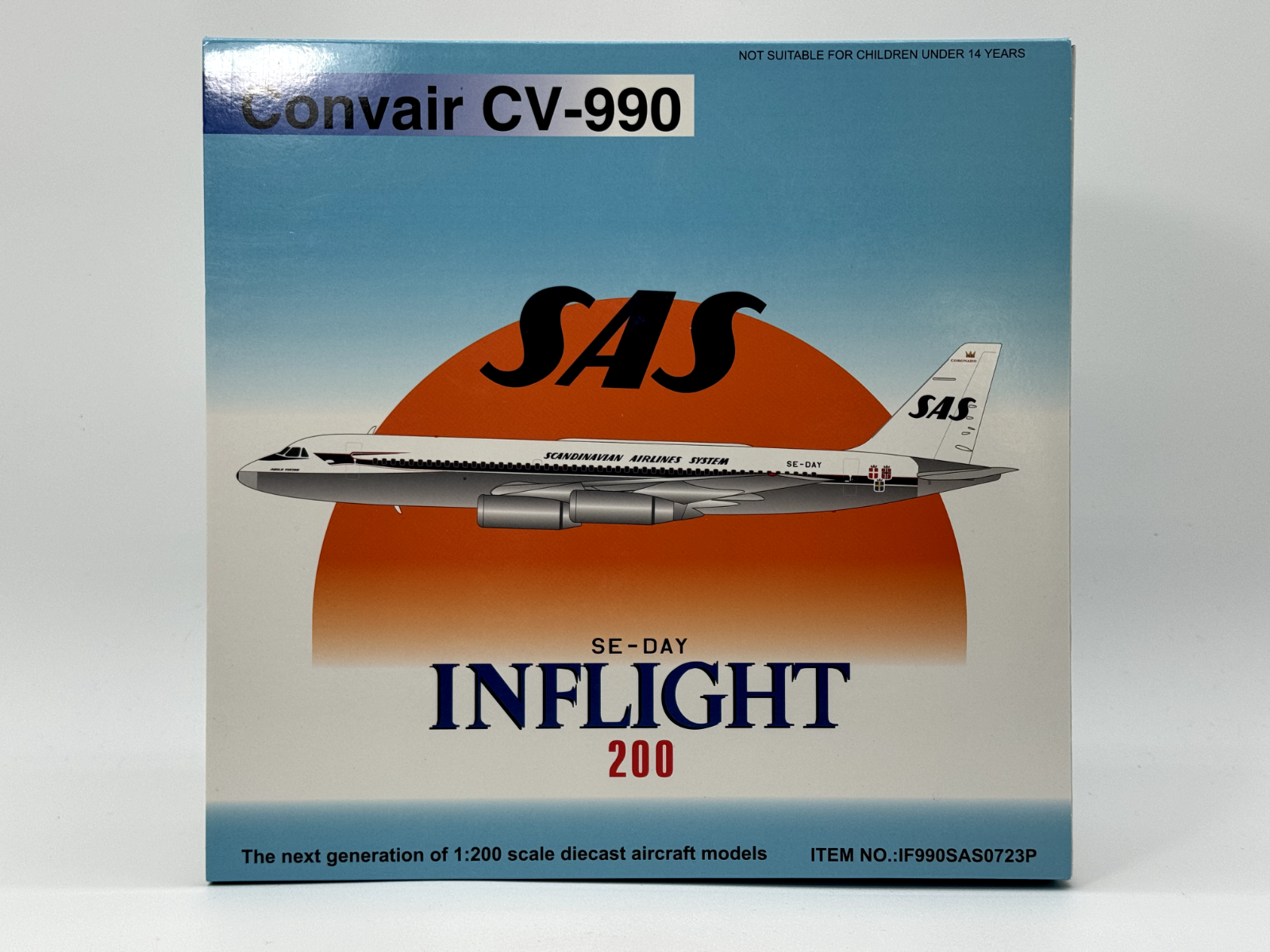 Inflight200 Scandanavian Airlines Convair CV-990 SE-DAY IF990SAS0723P