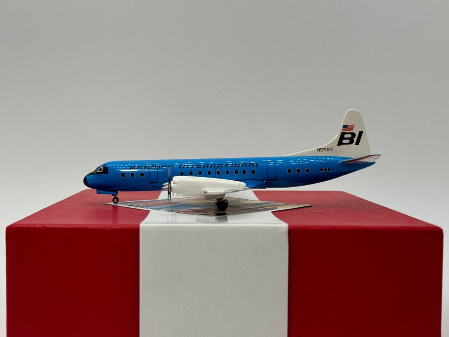 Western Models 1:200 Braniff Lockheed L-188 N9702C Jellybean Blue CA9M2 Rare