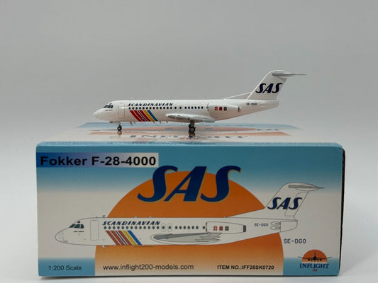 Inflight200 Scandinavian Airlines Fokker F-28 SE-DGO SAS IFF28SK0720 Mint