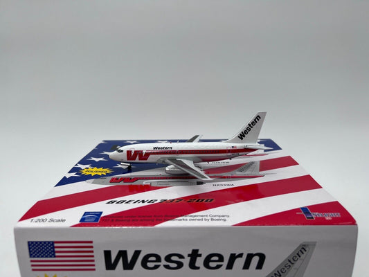 Inflight200 Western Airlines Boeing 737-200 N4518W IF7320911B Mint Condition