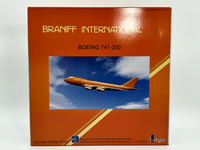 Inflight200 Braniff International Boeing 747-100 N602BN Flying Colors Orange
