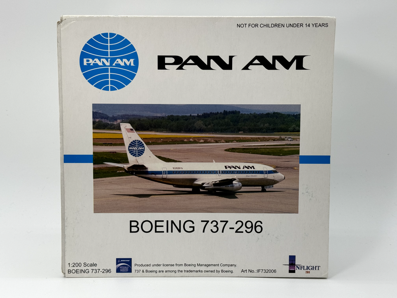 Inflight200 Pan American Boeing 737-200 N389PA Clipper Frankfurt IF732006