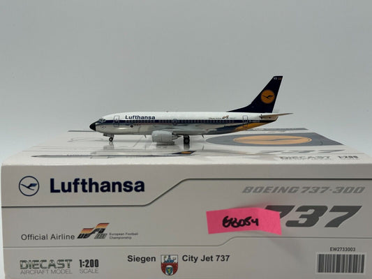 JC Wings 1:200 Lufthansa Boeing 737-300 D-ABXD 1980s colors EW2733003