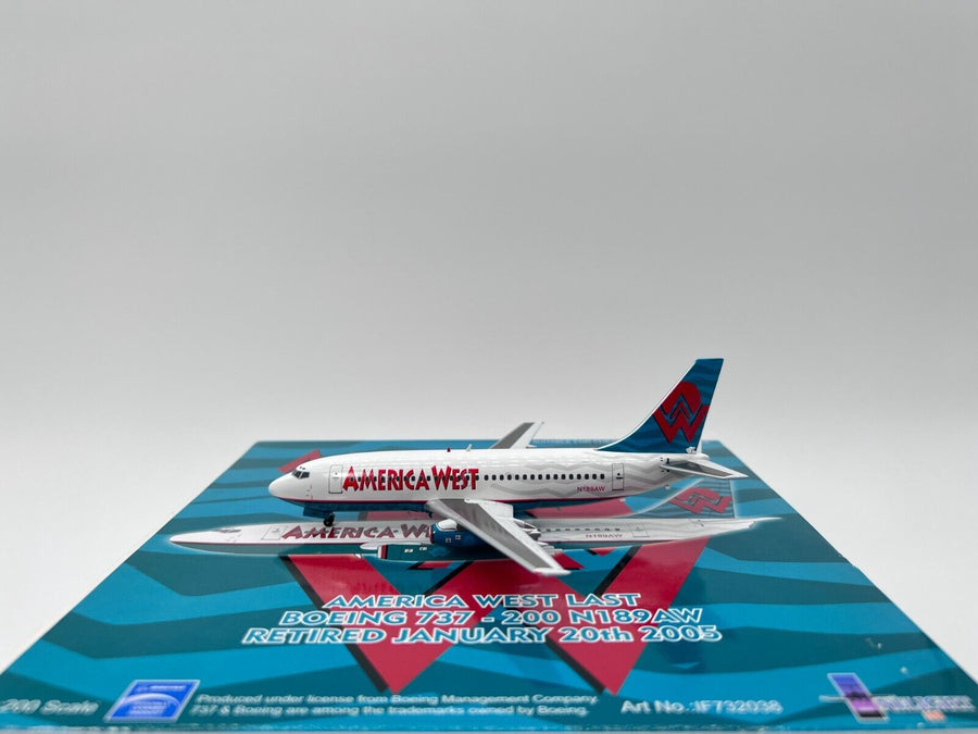Inflight200 America West Boeing 737-200 N189AW IF732008 Mint Condition